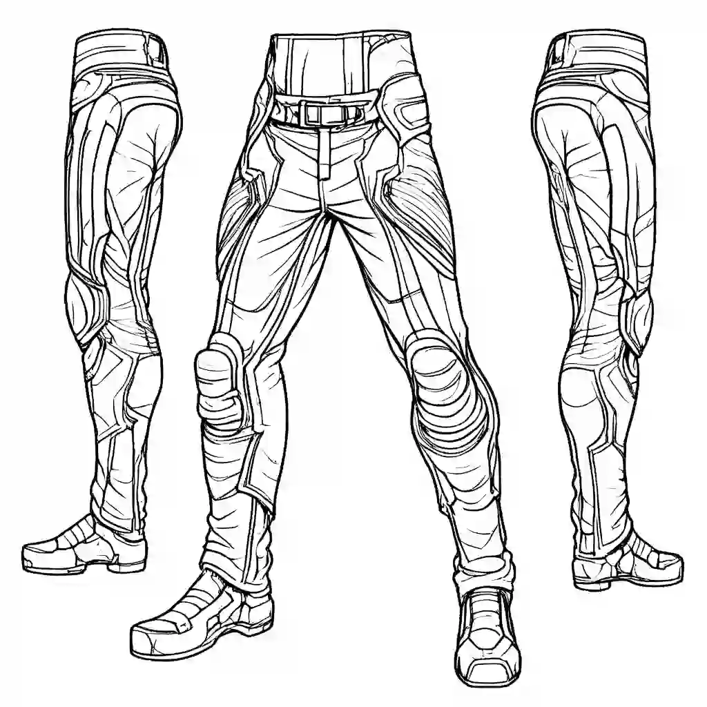 Pants coloring pages
